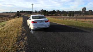 2012 BMW 320i Sport Line start up and acceleration [upl. by Adelpho]