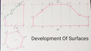 Development Of Surfaces Hexagonal Prism [upl. by Lacy629]