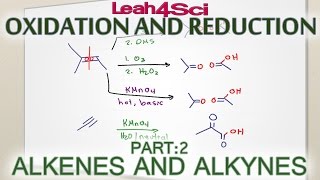 Alkenes amp Alkynes Oxidation Reduction and Oxidative Cleavage [upl. by Drazze]