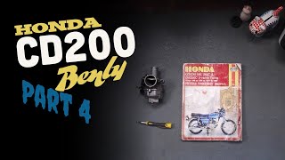 Honda CD200 Benly Resto – Carburettor cleanup and a new budgetfriendly parts cleaner [upl. by Yboc]