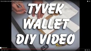 How to make a cool wallet from a Tyvek® envelope [upl. by Ainala]