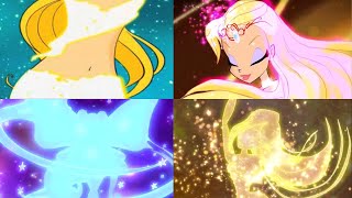 Winx Club  Stella All Transformations [upl. by Cynara]