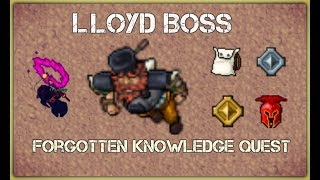 Tibia Lloyd Boss  Forgotten Knowledge Quest  Thais Boss  Energy Portal [upl. by Aicercul]