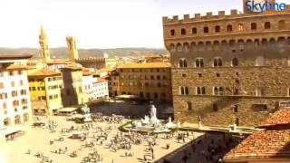 Live cam in Piazza della Signoria Florence  Time Lapse [upl. by Nikolas137]