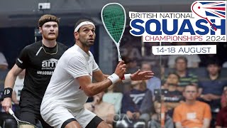 Elshorbagy Vs Salter FULL MATCH British National Squash Championships [upl. by Ardnaet460]