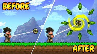 Terraria But Damaging Enemies UPGRADE My Reworked Yoyos [upl. by Hadwyn296]