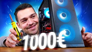 Wir BAUEN amp TESTEN unseren 1000€ GAMING PC 2023 [upl. by Ateuqal611]