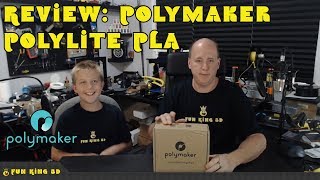 Review Polymaker PolyLite PLA [upl. by Yrailih]