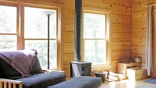 One Bedroom and Sleeping Loft House  830 Sq Ft Cabin in the Woods [upl. by Henrieta]