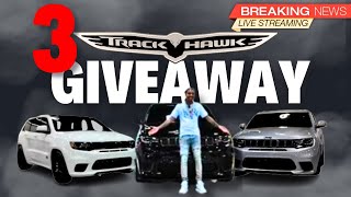 CJ on 32s Epic 3 TrackHawk Giveaway BREAKING NEWS [upl. by Nehtanhoj954]