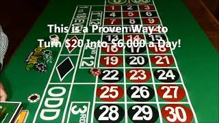 quotBest Roulette System for Beginners 20 Bankroll Beats the Casinoquot [upl. by Wenn]