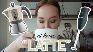 HOW TO MAKE A quotLATTEquot AT HOME moka pot  frother [upl. by Neenej]