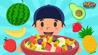 Fruit Salad Song for Kids New Version  Watermelon Song  Fruits Vocabulary for Kids [upl. by Aihsitan]