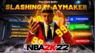 Best Slashing Playmaker Build In 2K22 [upl. by Tabby345]