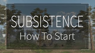 Subsistence  How To Start [upl. by Elreath972]