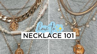 the art of layering necklaces [upl. by Edbert793]