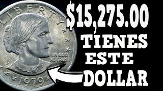 VALIOSA MONEDA DE UN DOLLAR VALOR 15288 00 SUSAN B ANTHONY COIN [upl. by Eioj761]