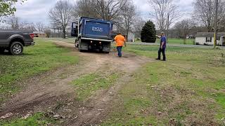 How far will 20 tons of gravel go A Gravel Delivery from Start to Finish lazypondfarm [upl. by Jenness]