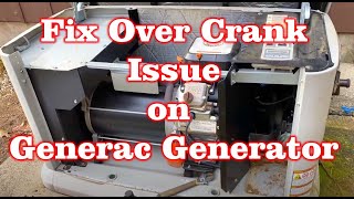 Fix Over Crank issue with Generac Generator [upl. by Aidyn]