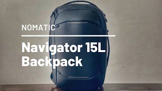 Nomatic Navigator 15L Backpack Review  Minimalist Tech  EDC Expandable Backpack [upl. by Purpura396]