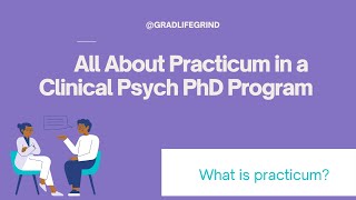 What is Practicum  Clinical Psychologist Training [upl. by Mik251]