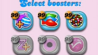 Candy Crush Cheats Tutorial  Unlimited Boosts and Lives [upl. by Kendre722]