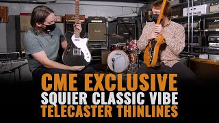 CME Exclusive Squier Classic Vibe 60s Telecaster Thinlines [upl. by Rooke]