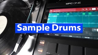 MPC ONE  Sampling Vinyl Drum Break And Making Kit [upl. by Yearwood]