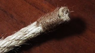 How To Whip The End Of A Rope  Common Whipping Knot [upl. by Raddi]