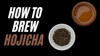 How to brew Hojicha  preparing Hojicha tea and what Hojicha tastes like [upl. by Amick]