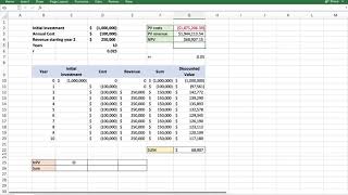 Three Ways to Calculate Present Value PV in Excel [upl. by Anyrtak710]