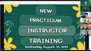 New Practicum Instructor Training [upl. by Liss]