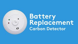 How to Change the Battery in Your Carbon Detector  ADT [upl. by Nolyarg]