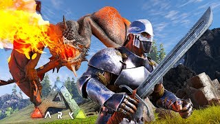 ARK Survival Evolved  TAMING A WYVERN DRAGON ARK Ragnarok Gameplay [upl. by Natale]