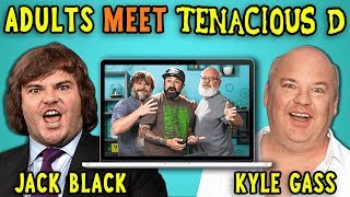 Adults React To And MEET Tenacious D Jack BlackKyle Gass [upl. by Slavin]