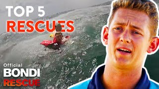 Top 5 LIFE SAVING Rescues  Bondi Rescue Season 11 [upl. by Aneala]