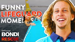 FUNNIEST Lifeguard Moments of Bondi Rescue Season 13 [upl. by Nered]