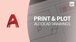 AutoCAD Tutorial  How to PRINT AND PLOT a drawing [upl. by Floris]