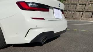 2019 BMW 320i M Sport G20 original exhaust sound [upl. by Eyla]