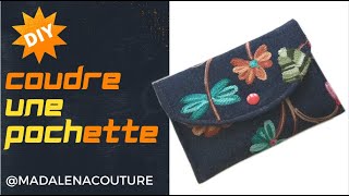 Coudre une pochette  Tuto Couture Madalena [upl. by Bentley785]