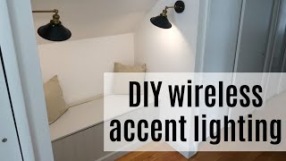 Installing Wireless Accent Sconce Lights [upl. by Atterys455]