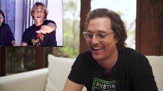 REACTING TO MY DAZED AND CONFUSED AUDITION  Matthew Mcconaughey [upl. by Cynthea]