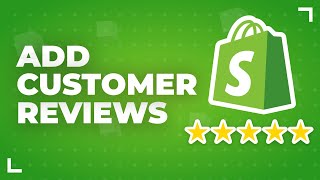 How To Add Customer Reviews To Shopify 2024 [upl. by Autry]